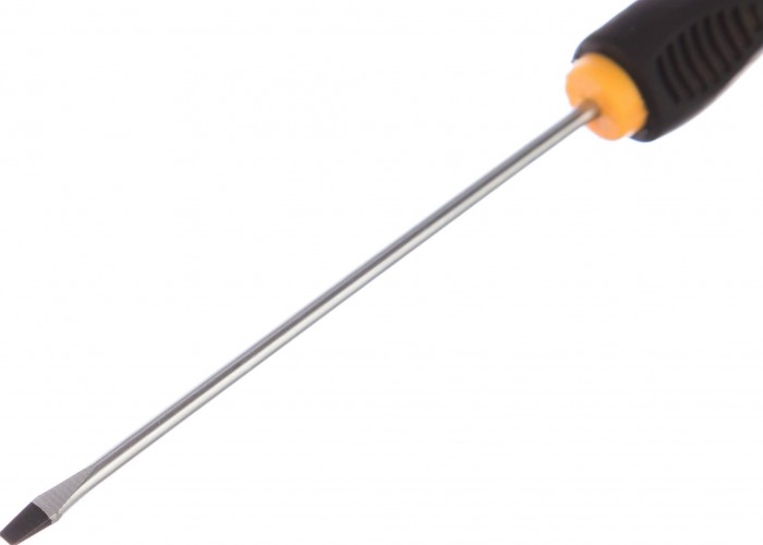 Отвертка шлицевая REXANT SL 3х100 мм Cr-V двухкомпонентная рукоятка 12-6421 - изображение 3