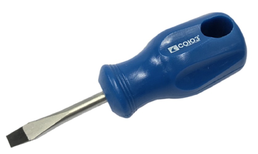 Отвертка шлицевая СОЮЗ 1040-02-SL5-038C sl5x38мм эргономичная рукоятка