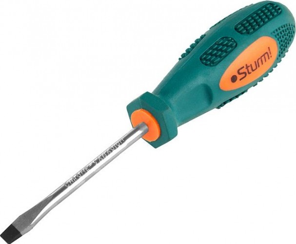 Отвертка шлицевая Sturm 1040-01-SL6-75 магнит. наконечник, sl6х75мм