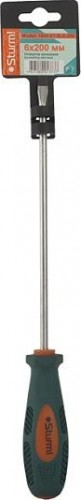 Отвертка шлицевая Sturm 1040-01-SL6-200 магнит. наконечник, 6х200 мм - изображение 2