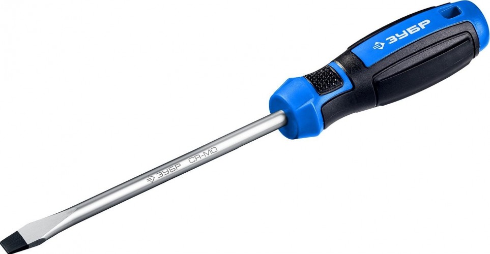 Отвертка шлицевая ЗУБР ПРОФЕССИОНАЛ sl8x150 25231-8_z01 - изображение 2