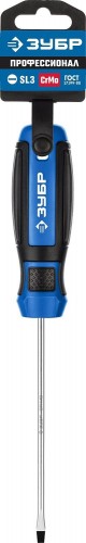 Отвертка шлицевая ЗУБР ПРОФЕССИОНАЛ sl3x100 25231-3_z01 - изображение 5