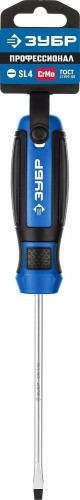 Отвертка шлицевая ЗУБР ПРОФЕССИОНАЛ sl4x100 25231-4_z01 - изображение 5