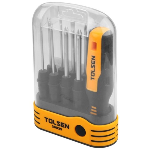 Отвертка TOLSEN TT20039s со сменными битами, 8 в 1