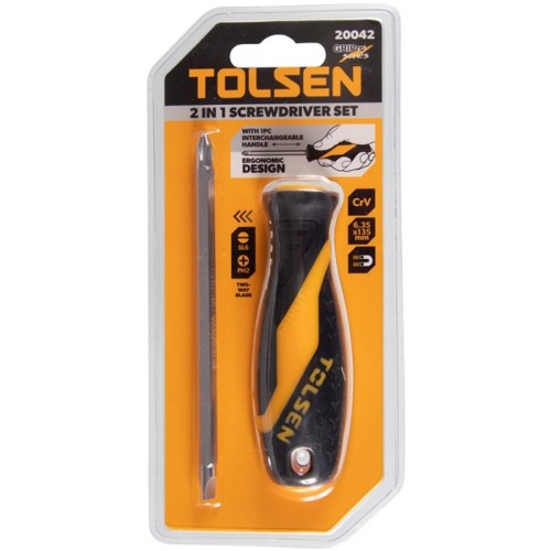 Отвертка TOLSEN TT20042 со сменной битой, 2 в 1 - изображение 2