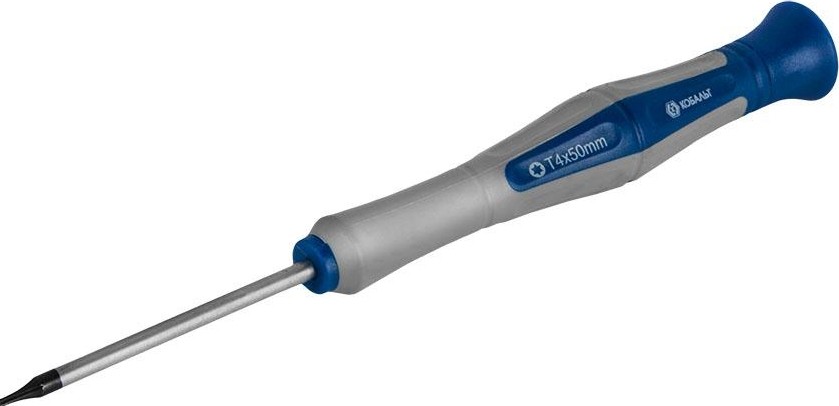 Отвертка TX Кобальт 245-329 для точных работ ultra grip t4х50 мм cr-v, двухком - изображение 3