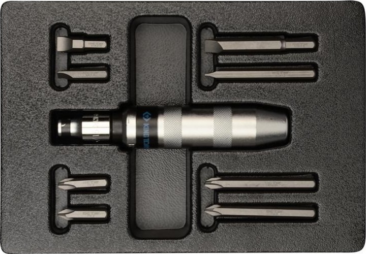 Отвертка ударная KING TONY 6 предметов ложемент 9-4128FR 9-4128FR