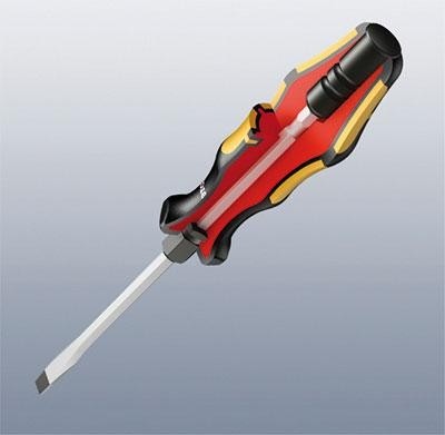 Отвертка ударная WERA Kraftform Plus Серия 900 932 A 2,5 х 14,0 х 250 MM   WE-018274 WE-018274 - изображение 4