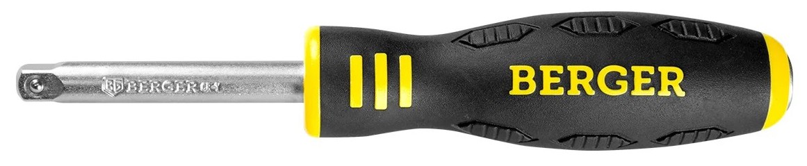 Отвертка вороток BERGER BG-14SH с присоединительным квадратом 1/4"