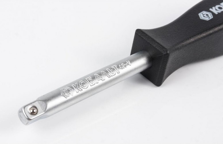 Отвертка - вороток Кобальт 642-654 квадрат 1/4", cr-v - изображение 2