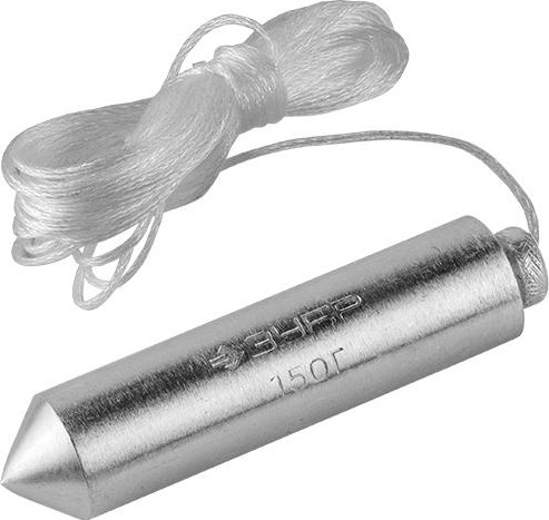 Отвес строительный ЗУБР 200 гр со шнуром 0636-200 0636-200_z01