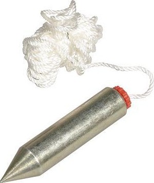 Отвес строительный ЗУБР 250 гр со шнуром 0636-250 0636-250_z01