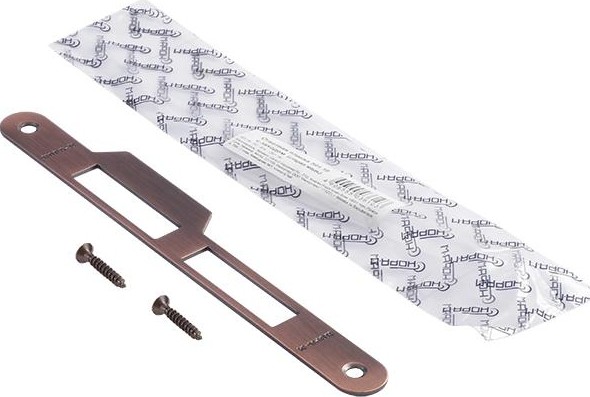 Ответная планка НОРА-М 501.18 "Старая медь" 8562 - изображение 2