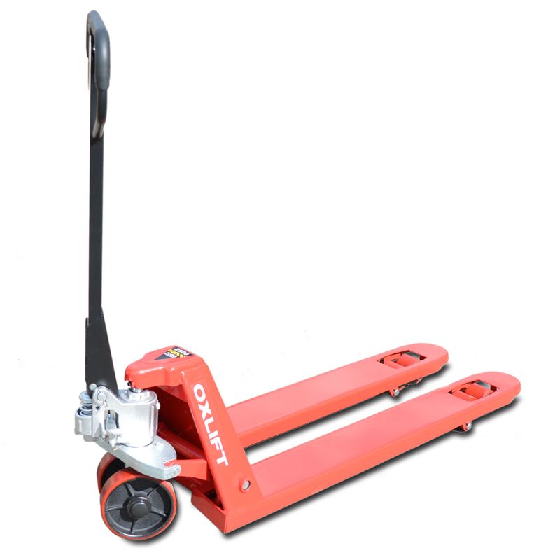 Широковильная гидравлическая тележка OXLIFT OX20-PU115(W1070)