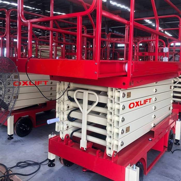 Ножничный подъемник OXLIFT QX-050-120 AC/DC 12000 мм 500 кг - изображение 3