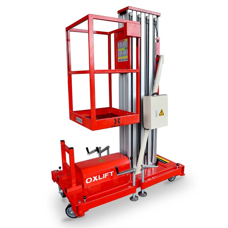 Одноместный телескопический подъемник OXLIFT ZX-1-100 AC