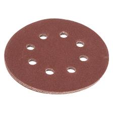 Круг абразивный на ворсовой подложке под липучку, перфорированный, P 120, 125 мм, 5 шт Matrix - изображение 8