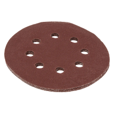 Круг абразивный на ворсовой подложке под липучку, перфорированный, P 220, 125 мм, 5 шт Matrix - изображение 8