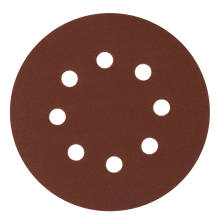 Круг абразивный на ворсовой подложке под липучку, перфорированный, P 220, 125 мм, 5 шт Сибртех - изображение 8