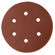 Круг абразивный на ворсовой подложке под липучку, перфорированный, P 220, 150 мм, 5 шт Matrix - изображение 7