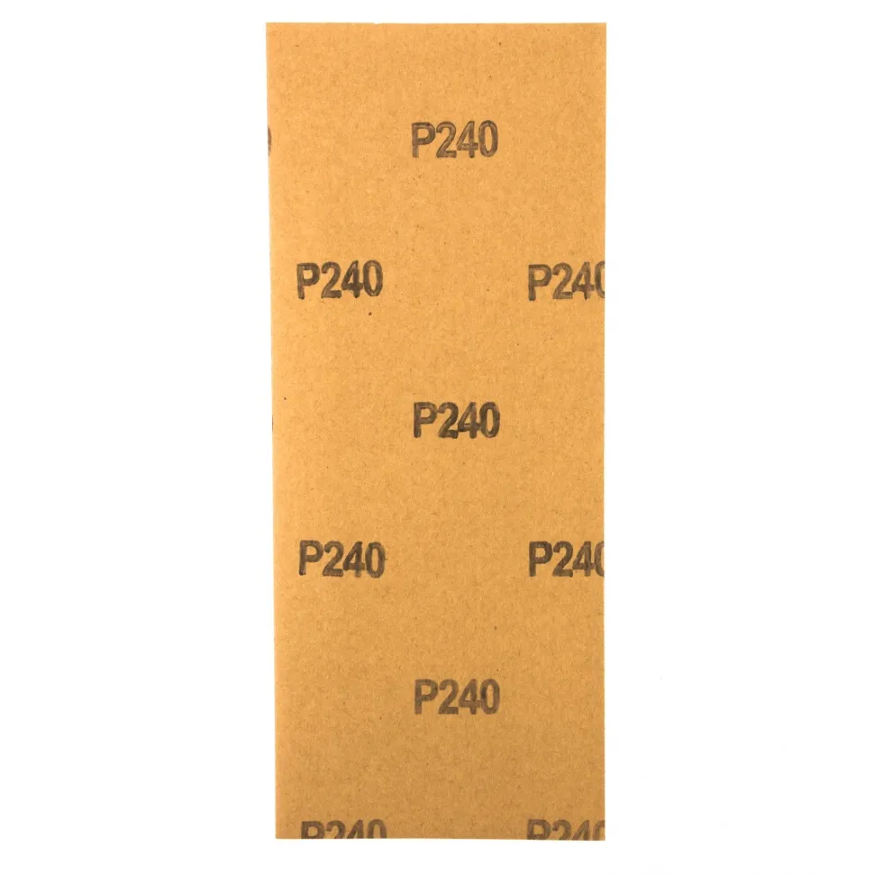 Шлифлист на бумажной основе, P 240, 115х280 мм, 5 шт, водостойкий Matrix - изображение 2