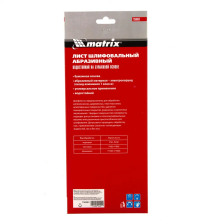 Шлифлист на бумажной основе, P 400, 115х280 мм, 5 шт, водостойкий Matrix - изображение 8