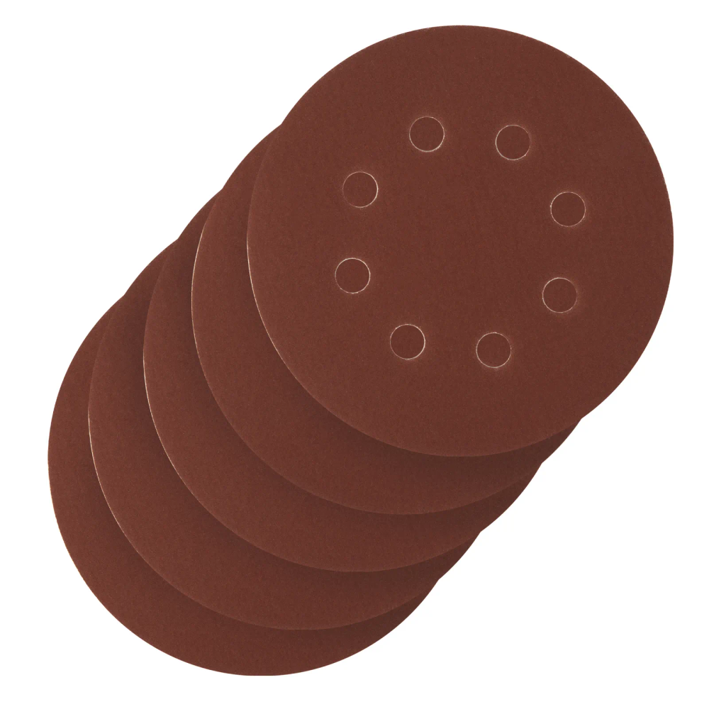 Круг абразивный СИБРТЕХ на ворсовой подложке под липучку, перфорированный, P 400, 125 мм, 5 шт