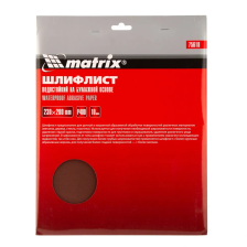 Шлифлист на бумажной основе, P 400, 230х280 мм, 10 шт, водостойкий Matrix - изображение 6