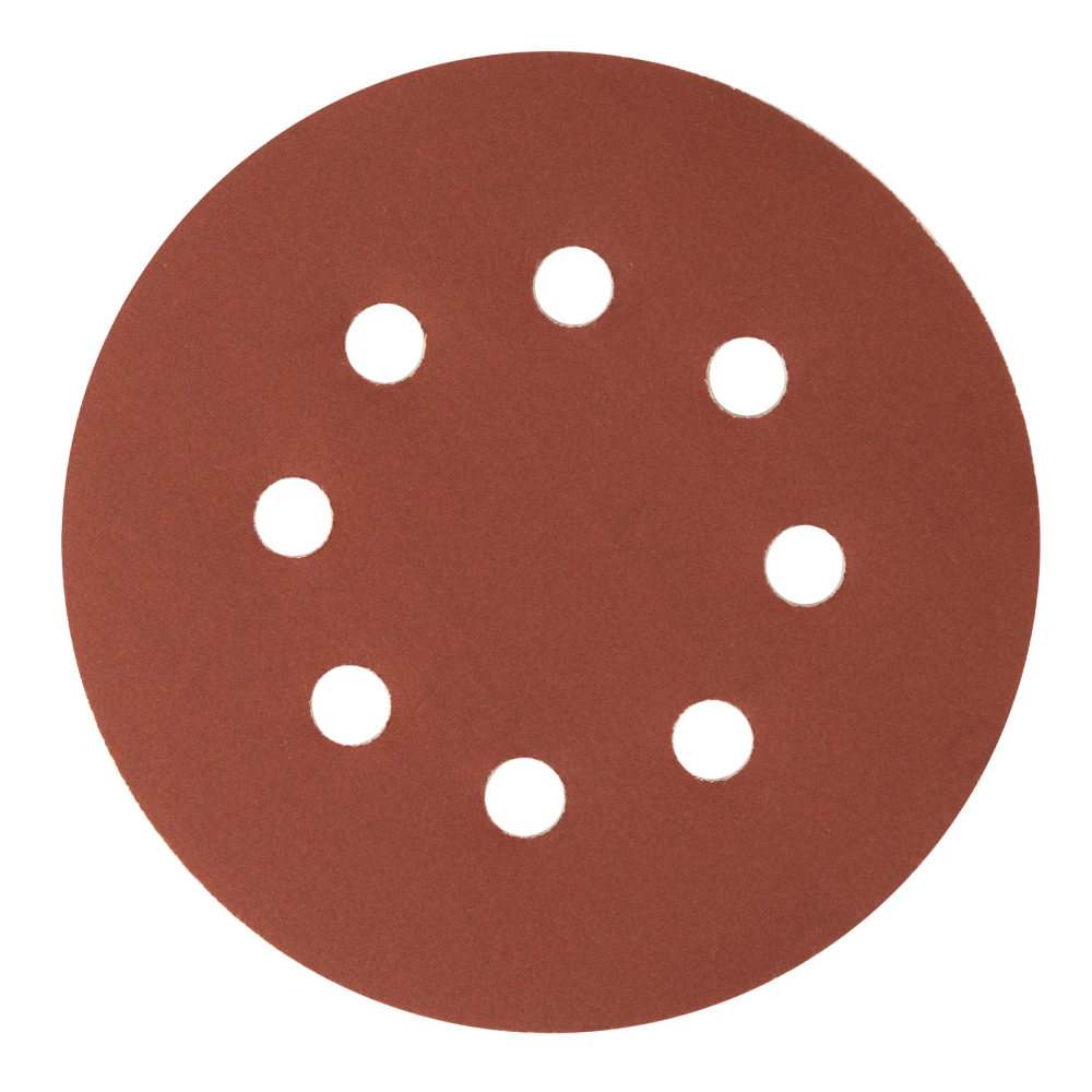 Круг абразивный на ворсовой подложке под липучку, перфорированный, P 500, 125 мм, 5 шт Сибртех - изображение 2