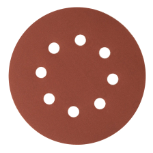 Круг абразивный на ворсовой подложке под липучку, перфорированный, P 500, 125 мм, 5 шт Сибртех - изображение 8