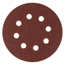 Круг абразивный на ворсовой подложке под липучку, перфорированный, P 60, 125 мм, 5 шт Matrix - изображение 6