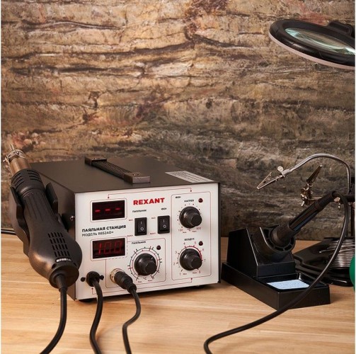 Паяльная станция REXANT 12-0724 - изображение 4