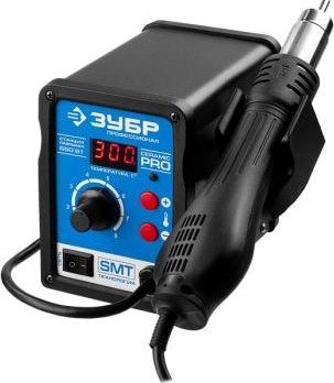 Паяльная станция цифровая ЗУБР ПРОФИ 650 Вт 55350 термовоздушная 55350 - изображение 2