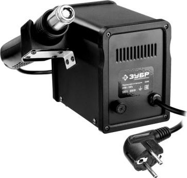 Паяльная станция цифровая ЗУБР ПРОФИ 650 Вт 55350 термовоздушная 55350 - изображение 4