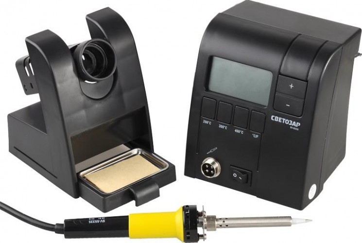 Паяльная станция цифровая СВЕТОЗАР 48 Вт SV-55335 SV-55335