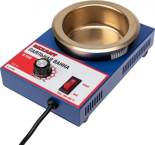 Паяльная ванна REXANT ПВ9070 300 вт, d 100 мм, 200-480 °c 09-9070 - изображение 2