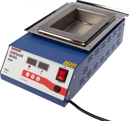 Паяльная ванна REXANT ПВ9071 900 вт, 150х100х45 мм, 0-400 °c, цифровая 09-9071 - изображение 2