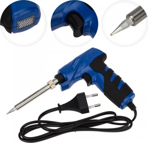 Паяльник-пистолет с керамическим нагревателем REXANT ПРОФИ 25-130 Вт двухрежимный 12-0162-1 12-0162-1 - изображение 4