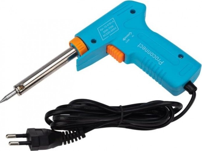 Паяльник Proconnect П0161-4 двухрежимный, серия classic, 30/70вт, 230в, блисте 12-0161-4 - изображение 2