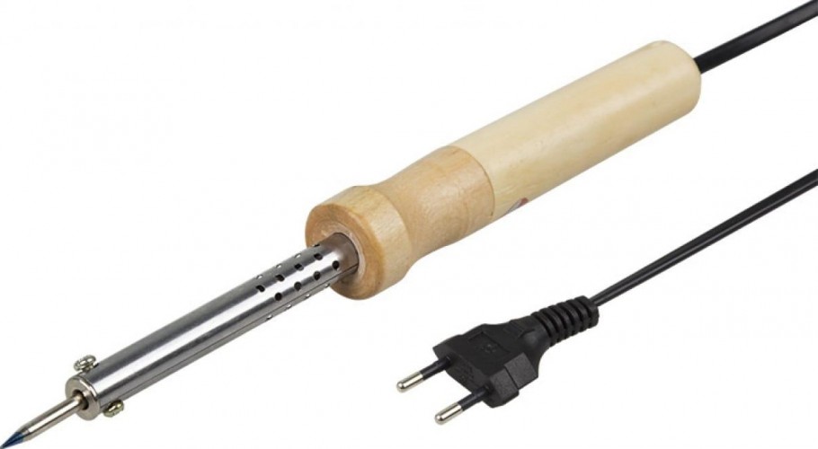 Паяльник Proconnect П0174-4 с деревянной ручкой, серия wood, 25вт, 230в, блист 12-0174-4