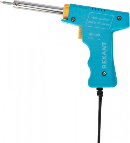 Паяльник REXANT П0161 двухрежимный, серия мастер, 30/70вт, 230в, блистер 12-0161 - изображение 5