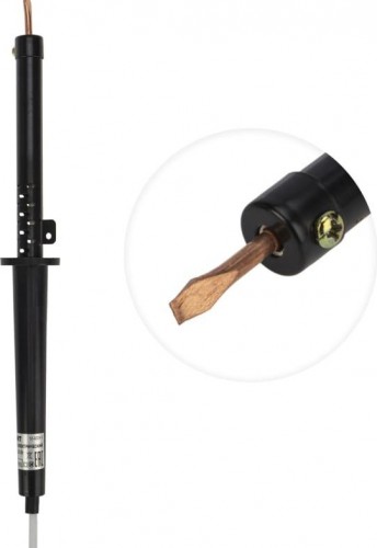 Паяльник REXANT П0225 с деревянной ручкой, серия эпсн, 25вт, 230в, пакет 12-0225 - изображение 3