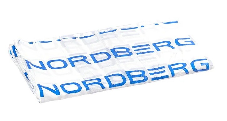 Пакеты для шин NORDBERG NTSB1118W 110х110 см 18 мкм белый с логотипом (100 шт.) ЦБ-00007034