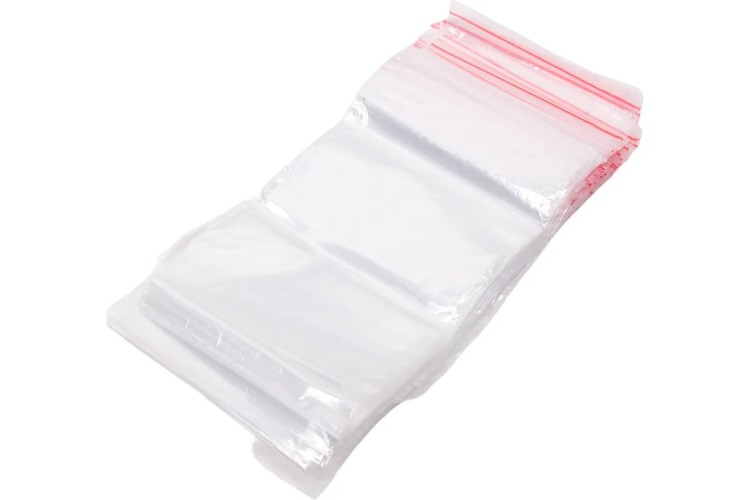 Пакеты с замком ZIP Lock REXANT 09-7010 ПВД размер 10х15 см, 35 мкм (уп.100шт)