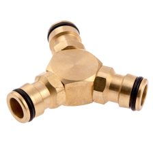 Тройник для разветвления или соединения, штуцерный, латунный Palisad - изображение 4