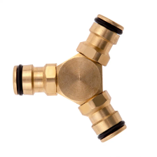 Тройник для разветвления или соединения, штуцерный, латунный Palisad - изображение 5