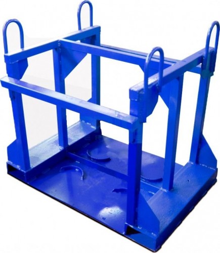 Паллета для газовых баллонов 40 л. кислород (под 4 шт.) 00000001854