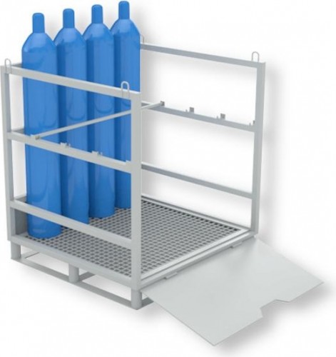 Паллета для углекислотных баллонов - 40 л. (под 16 шт.) - изображение 2