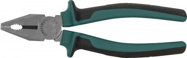 Пассатижи JONNESWAY P0817 с двухкомпонентными рукоятками, 180 мм 049396