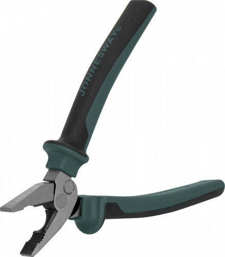 Пассатижи с увеличенными рычагами JONNESWAY P0117 двухкомпонентными рукоятками, 180 мм 049392 - изображение 3